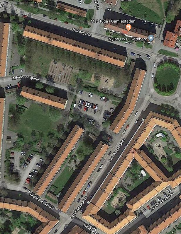 5 (13) Den andra (Gamlestaden 34:3 ch 30:2) planeras att placeras mellan Brettegatan, Lars Kaggsgatan, Nylösegatan ch Arfvidssnsgatan. Se figur 1.2 nedan för översiktsbild av mrådet.