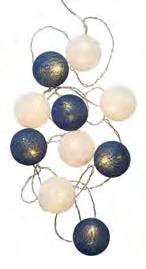 COTTON TREAD BALLS Spheres covered with thin cotton thread for decoration.