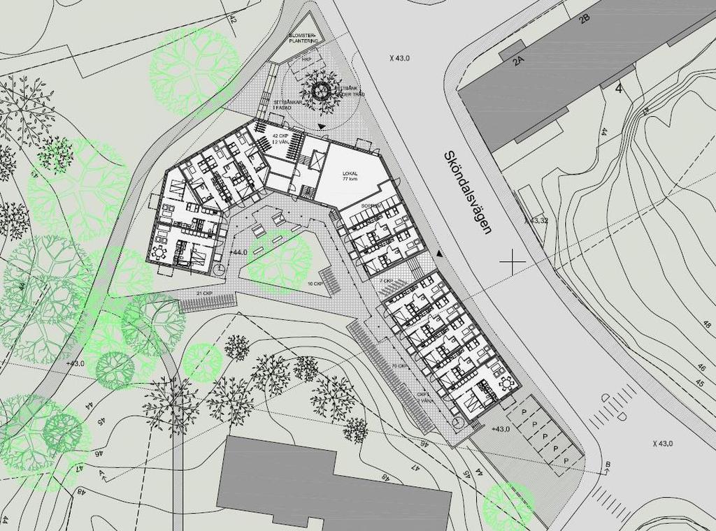 Figur 3-2. Planerad markanvändning inom utredningsområdet (Stena fastigheter 2017-04- 20). 3.2 Hydrogeologi 3.2.1 Infiltrationsförutsättningar och geologi Infiltrationskapaciteten för en jord beror bland annat på dess kornstorlek, packningsgrad och markens vattenhalt.