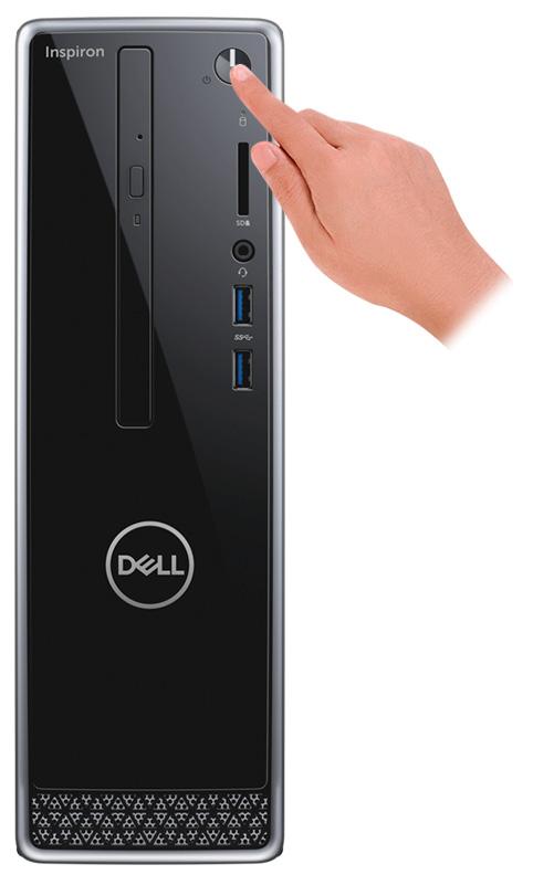 Vid konfigurationen rekommenderar Dell att du: Ansluter till ett nätverk för Windows-uppdateringar.