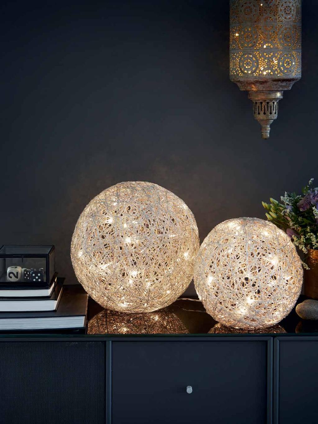 Stella 19570 Stella dekorkula med LED ljus stor Ø: 29 cm