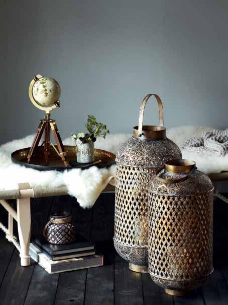 Mirage & Marrakesh 19080 Globe med justerbara ben h: 42-52 cm 749:-/82,90 19340 Mirage bricka stor h: 5 Ø: 50 cm