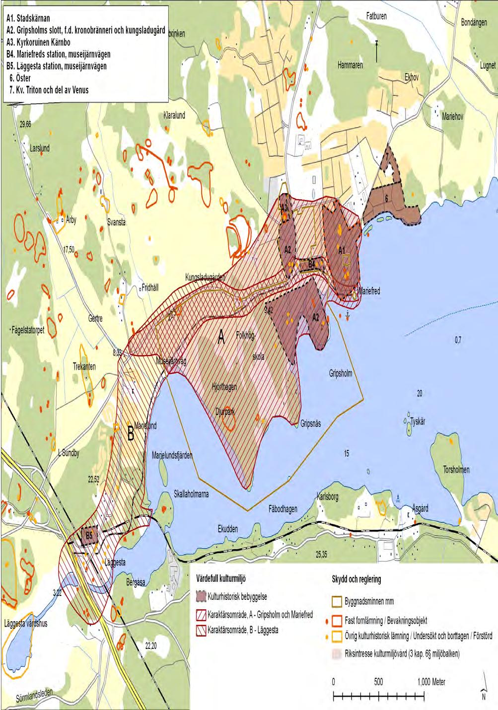 Karaktärsområde Gripsholm och Mariefred Stadbyggnads- och