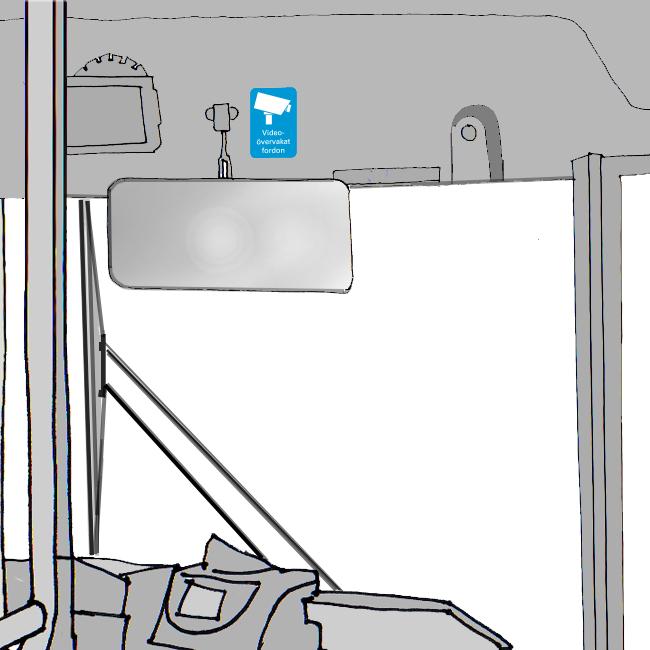 Riktlinjer dekalsättning - Områdesbussar 15 3.1 Främre informationsplats 19 8 21 18 20 24 Fordonsnummer 12345 18. Tilläggsavgift 80x80mm Tryckfärger: PMS 299C och PMS Process Black 19.