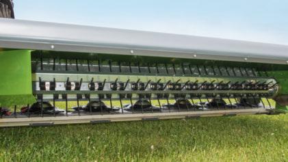 Rotorkross KC Rotorkrossen KC för Fendt tallriksslåttrar har en lättjusterad motkam med fem lägen för inställning av krossintensiteten.