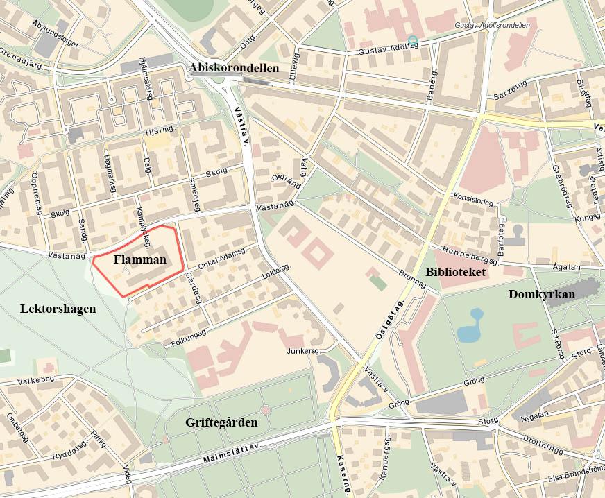 2 (5) Bakgrund Fastighetsägaren Stångåstaden AB inkom 2017-06-26 med en förfrågan om planbesked för kvarteret Flamman.