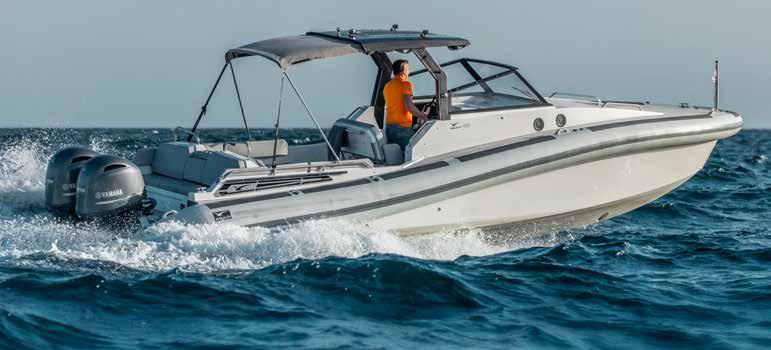 2016 MOTOR BOAT AWARDS TEKNISK DATA 7.8 m 2.55 m 0.