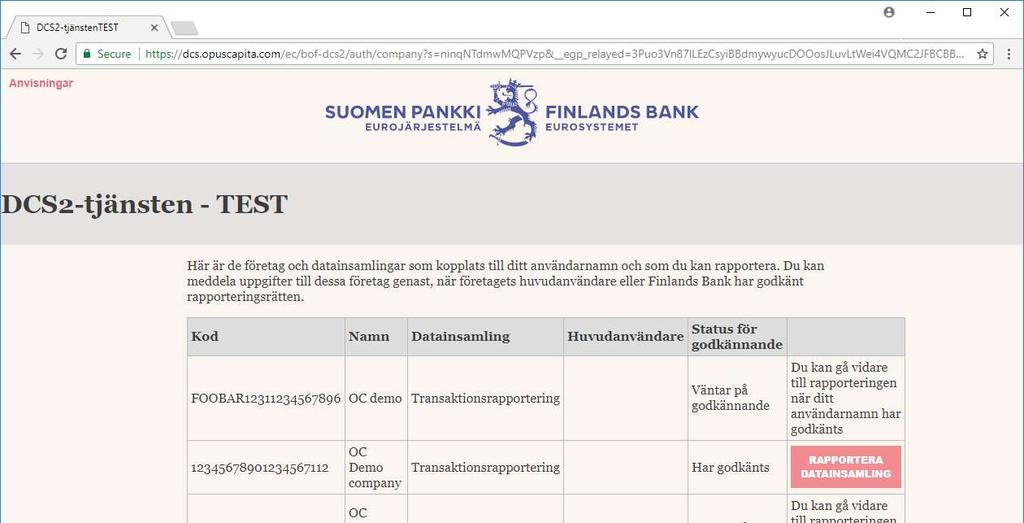 12 (13) Bild 11 Val av företag och datainsamling För att