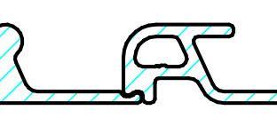 Place the tracks according to the given inner width and verify that the diagonals are equal. Placera skenorna enligt given innermått och verifiera att diagonalen är samma.