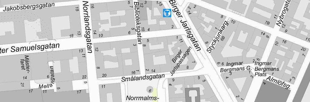SID 2 (11) Kungsträdgården Nybroviken Fastigheten Skären 9, planområdet, markerat