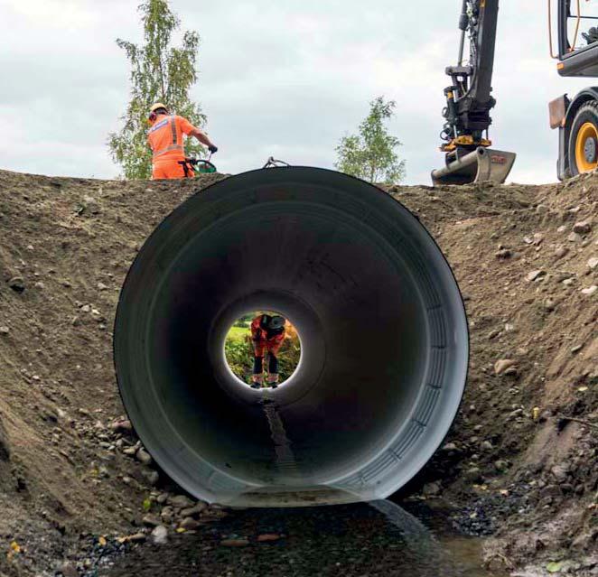 INFRA ket ger goda hydrauliska egenskaper och erfarenhetsmässigt obetydlig risk för avsättningar av slam och dylikt. Tätning Tätningen utgörs av en täningsring av gummi tillverkad enligt EN 81-1.
