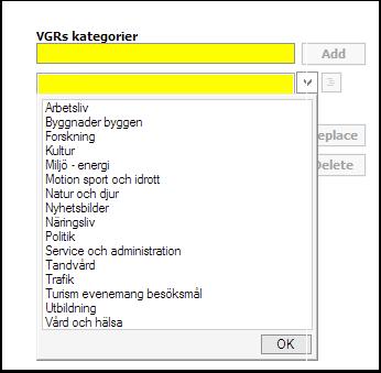 lista Därefter går det att
