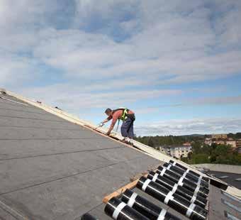 Underlagsprodukter UNDERLAGSPAPP under planplåt (bandtäckning) Nyheten Flexisteel YEP 1800 kombinerar alla de egenskaper som är viktiga vid läggning av bandtäckning (planplåt).