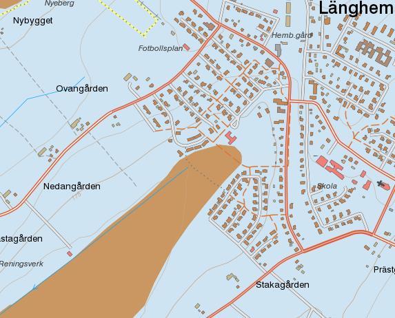 Näringsliv- och strategisektionen Planbeskrivning Samrådshandling 10(17) upprättad 2016-04-27, rev 2017-06-07 Planområde Bild 6. Jordartskarta. Källa: SGU.
