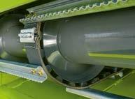 Alla LEXION 600 modeller har en ny generation härdade inmatningslister. 3 Kraven ökar.