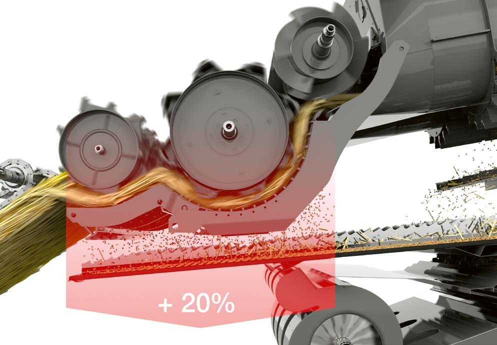 Goda resultat snabbare. APS. APS HYBRID SYSTEM 1 Accelerator 2 Tröskcylinder 3 Halmvinda Tröskcylinder. Synkroniserat samspel.