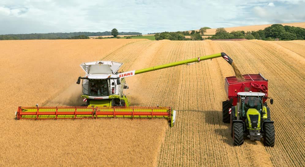 Med volymer på upp till 13500 liter, visar LEXION kapacitet och flexibilitet kompletterat av många andra fördelar. PROFI CAM ögon i nacken.