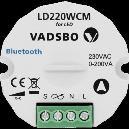LD440 Universaltryckdimmern LD440 i dosformat. Speciellt anpassad för dimring av lågenergi, LED-lampor och elektroniska transformatorer upp till 440VA.