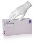 Acceleratorfria handskar innebär att man producerat handskarna utan de kemikalier som kallas acceleratorer, och är lämpliga när känslighet för kemikalier är ett problem för patienter eller personal.