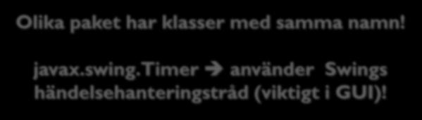 timer använder