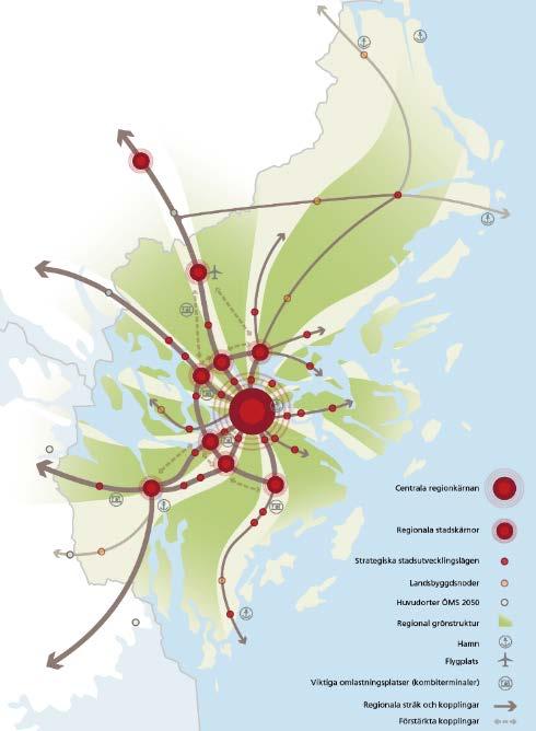 Rumslig inriktning mot 2050 Kollektivtrafiknära stadsutveckling