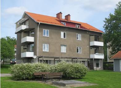 1. Var finns de stora energiförlusterna? Ex. från fallstudiebyggnaden Olsson, S, Malmqvist, T, Glaumann, M. (2016).
