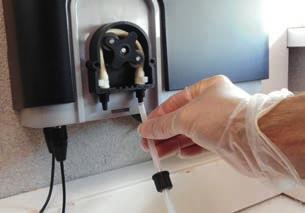 Pumpriktningen framgår av de två särskilda pilarna på ph Link- eller Dual Link-modulen.