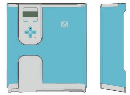 2.4 I Installera manöverboxen 31,5 cm 9,6 cm SV 36,4 cm Manöverboxen ska installeras i ett tekniskt utrymme med luftväxling, utan spår av fukt, frostskyddad och på avstånd från produkter för