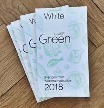 MINDRE MATSVINN I SAMARBETE MED WHITE GUIDE GREEN Våren 2018 engagerade vi oss i ett nytt initiativ, White Guide Green.