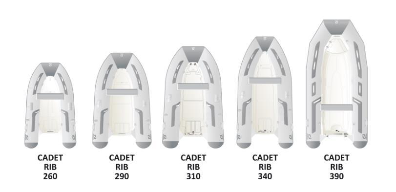 CADET RIB POLYESTER Semi-rigid tenders CADET RIB POLYESTER JOLLER