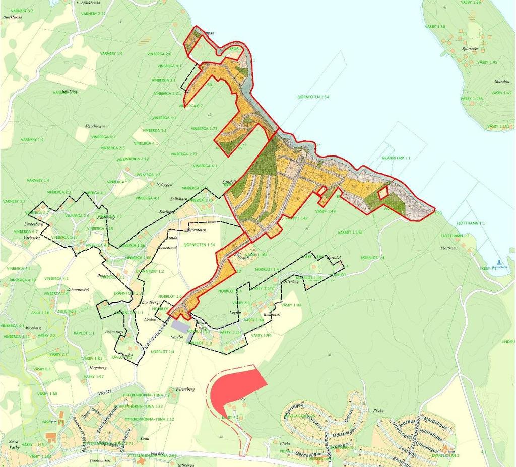 3. Översikt olika alternativ Under följande rubriker presenteras övergripande de tre huvudalternativ till det fortsatta planarbetet för Sandvikens utveckling.