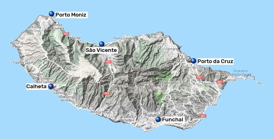 Runt Madeira, 7 nätter 7(7) Madeira Vulkanaska och lava har gett Atlantens pärla Madeira en mycket näringsrik jord med frodig växtlighet.