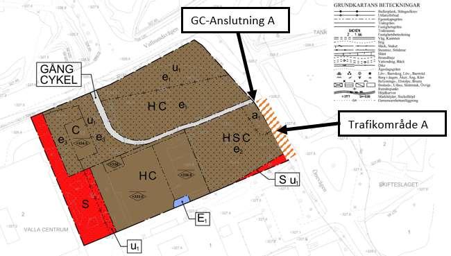 En gc-väg som ansluter till in- och utfart mot Önevägen riskerat att bygga fast en situation där oskyddade trafikanter slussas ut mot den väl trafikerade Önevägen och området kallat Trafikområde A.