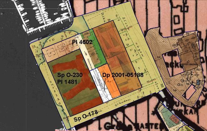 4 (16) S-Dp 1999-05636-54 Detaljplan Gällande planer för området För planområdet gäller Stadsplan O-178 (vann laga kraft 1899), Stadsplan O- 230 (1913), tilläggsplan Pl 1481 (1934), Pl 4602 (1957)