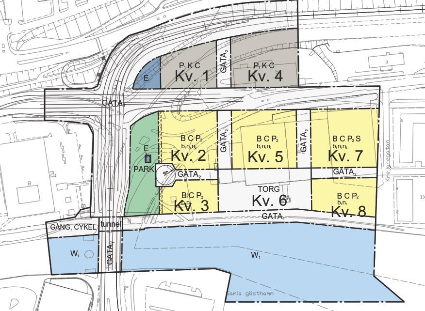 1 INLEDNING Inom området Norra Kajen i Sundsvalls kommun pågår en omvandling från industriområde till ett område med bostäder, parkmark, kontor och service.