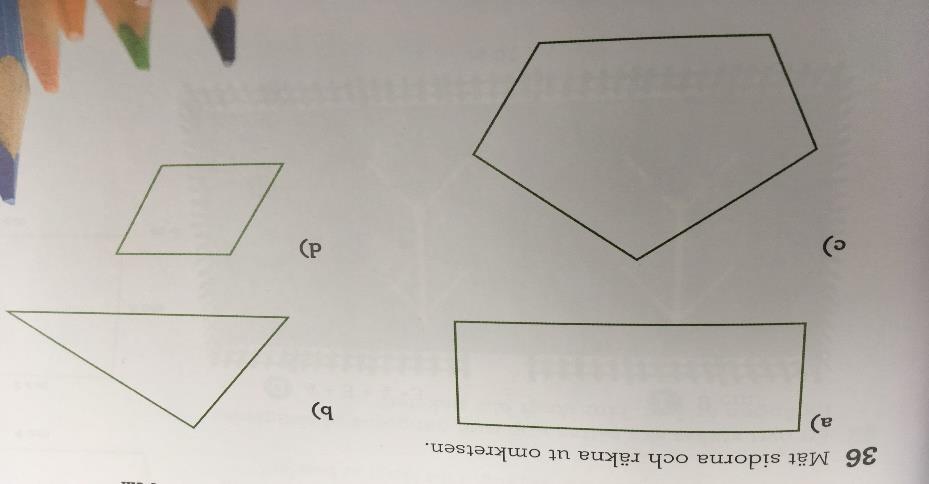 I ett exempel som möjliggör fusion för begreppsförståelse av area och omkrets ska elever beräkna både area och omkrets för olika figurer.