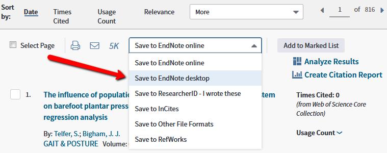 PubMed När du sökt fram artiklar i PubMed kan du importera referensdata från din träfflista eller från en enskild artikelpost.