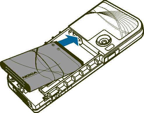 3. När du vill ta ur SIM-kortet trycker du på SIMkortets spärrknapp (1) och skjuter