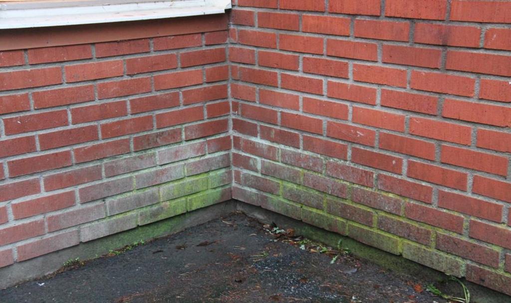 10 Fasad nr 6 Stor takdel skyddar tegelfasaden. Inga frostskador på tegel.
