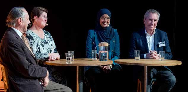 Dagens panel med Jan Eliasson, Suad Ali, Jens Spendrup och landshövding Ylva Thörn var enig om att det gäller att vara observant på värdeförskjutningar.