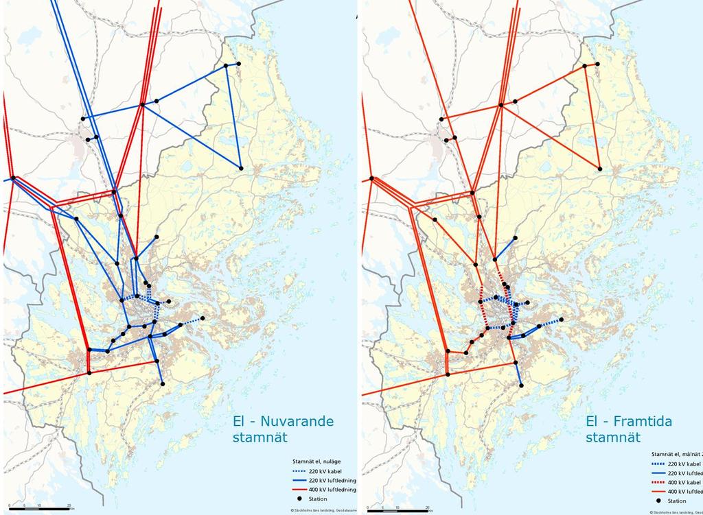 Elförsörjning via stamnätet