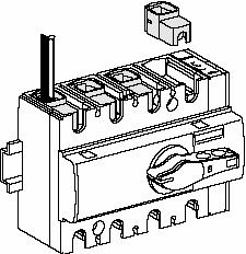 Interpact INS/INV 40-1600 A Interpact INS40 till INS80 Direktanslutning med skalad kabel 1,5-50 mm 2 5 Anslutning med fördelningsklämma Kabel (Al/Cu) Med upp till 3 parallella kablar 3 x 1,5-10 mm 2