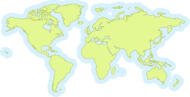 Global marknad och position (Sve) Total global produktion ca 300 (18,3) Milj m3 varav ca. 100 (12,6) Milj i internationell handel 1 2 4 Av försäljningen 2018 var 90 % Europa and MENA!