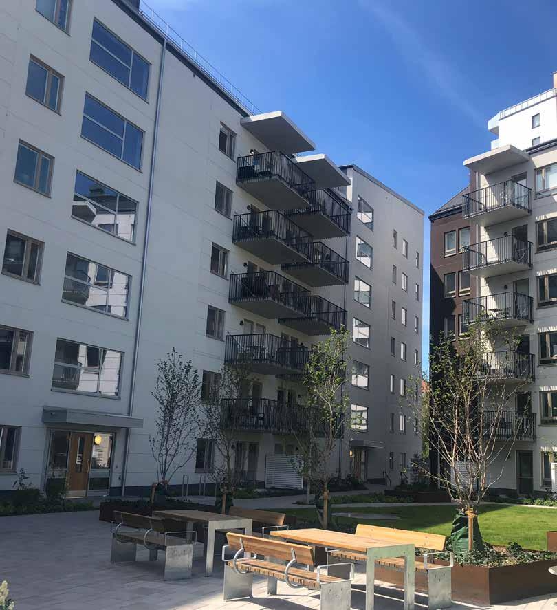 nybyggda brf i Huddinge, HSB brf Sjödalen.