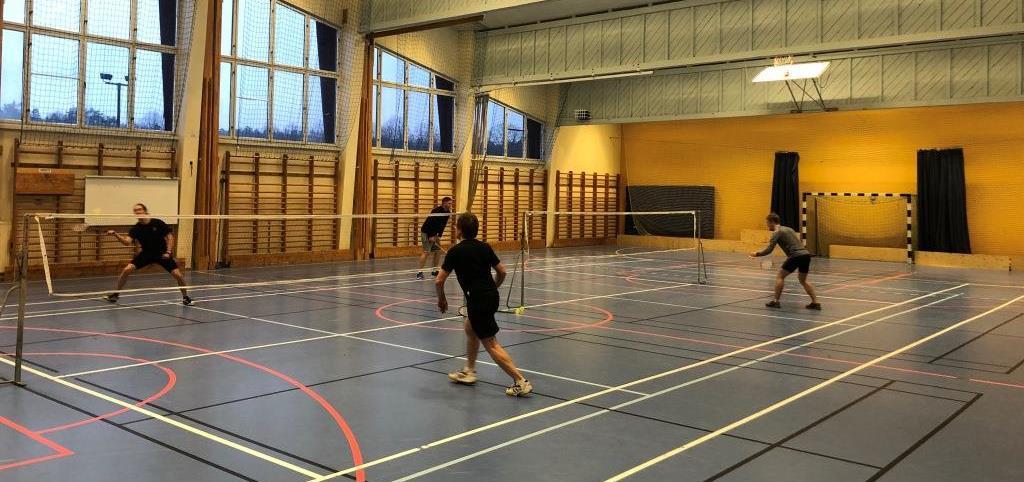 Badminton är bra träning!