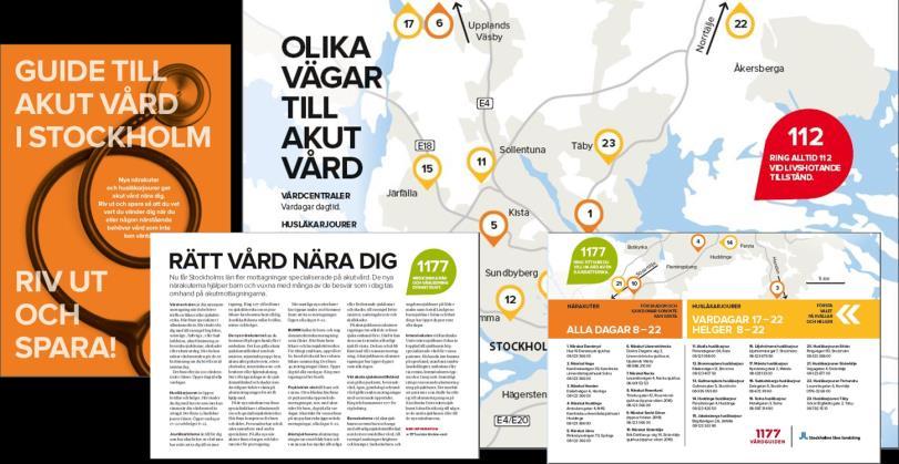 Strategi: Skapa helhet och sammanhang, visualisera vårdformerna, skapa relevans.