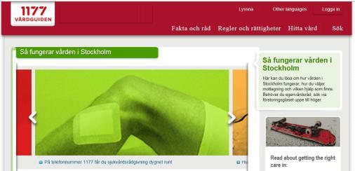 se Aktivitet: 1177 Vårdguiden tidning, affisch att spara och temasida på 1177.se. Distribueras till länets alla hushåll i mars.