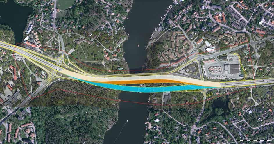 Trafikantperspektiv Lyfta fram landskapets skilda karaktärer för trafikanten Park: På Skurusidan gestaltas vägområdet med landskapsparken som tema: öppna gräsytor, grupper av träd samt ett hidden