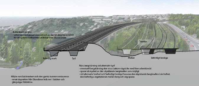 Bedömningen är att överbyggnaden på den nyare norra bron behöver bytas ut och pelarna repareras. För den äldre södra bron krävs att allt rivs förutom bågen som förstärks med en inklädnad av ny betong.