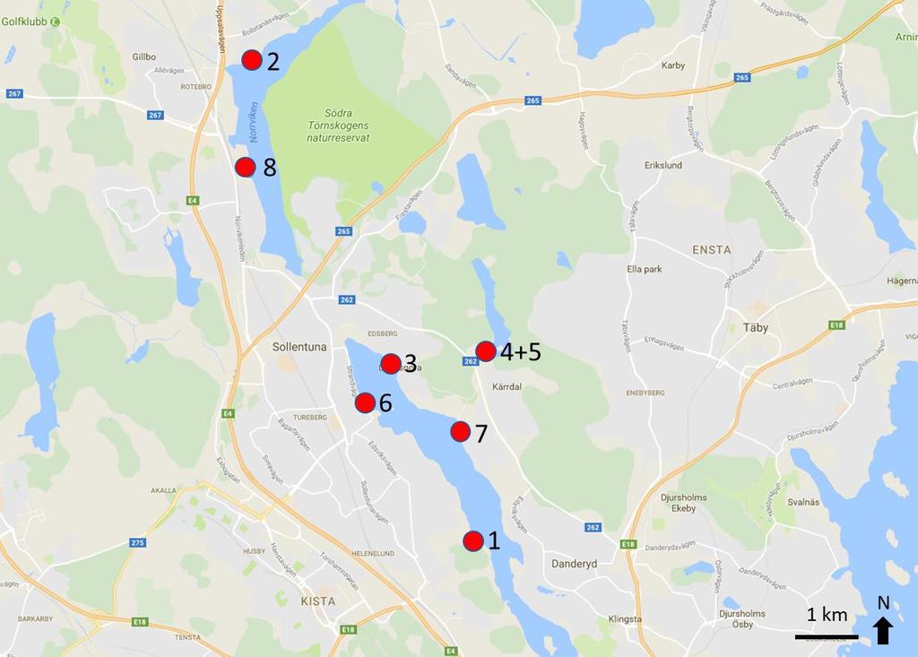 VATTEN- OCH SEDIMENTPROVTAGNING STRANDBAD I SOLLENTUNA BAKGRUND OCH SYFTE Projektet innebär kemisk provtagning av vatten och ytsediment vid kommunens officiella strandbad.